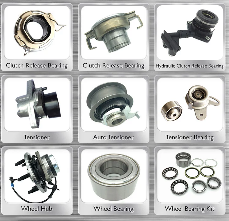 Steel Cage Deep Groove Ball Bearings ABEC-1 Durable Front Wheel Use