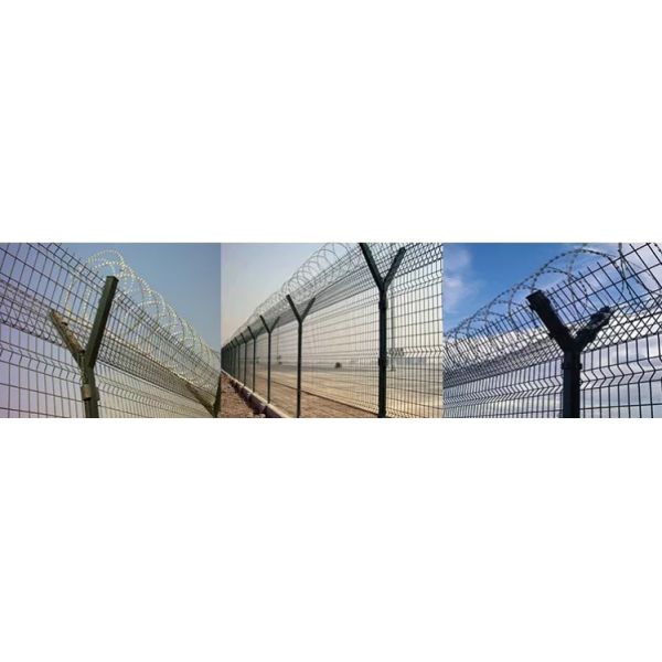 ISO-2001 Anti Climb 8 Foot Wide Fence Panels With Welded Wire