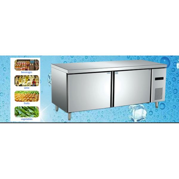 Moisture Proof 2 Door Commercial Freezer 220V Commercial Upright Fridge Freezer