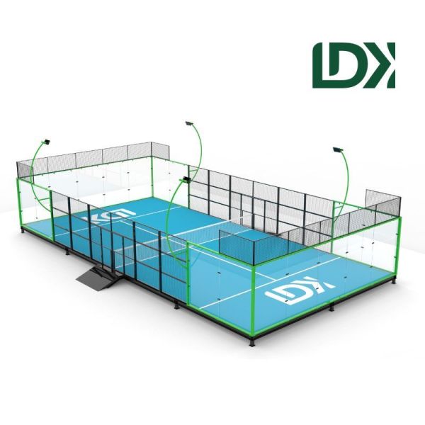 All Scenario Portable Paddle Ball Tennis Court Custom Size Sports Indoor Outdoor With Base