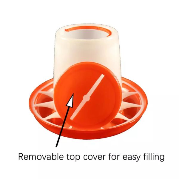 Chicken Feeders Poultry Farming Bucket Feeder Chicken Auto Feeder Broiler Farming Plastic Bucket