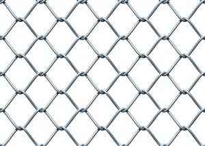 China Hot Dipped Galvanized Chain Link Fence Mesh Square Or Diamond Shape on sale