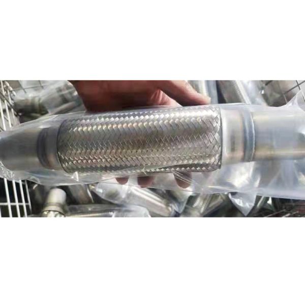 3.5" 200mm Stainless Steel Exhaust Flex Pipe Wire Mesh And Interlock Liner