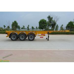 Cheap 2 3 4 Axles Flatbed Container Chassis Semi Trailer wholesale