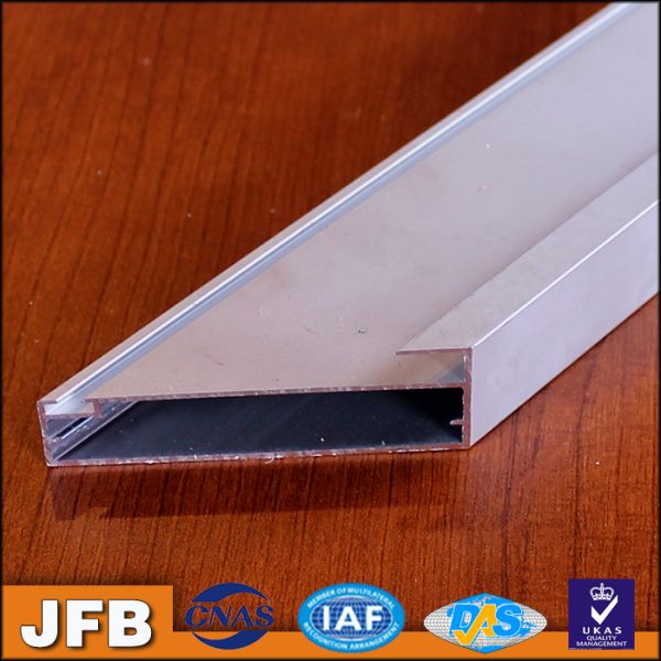 Aluminium kitchen cabinet doors profile/ extruded aluminum edge banding aluminum products for door