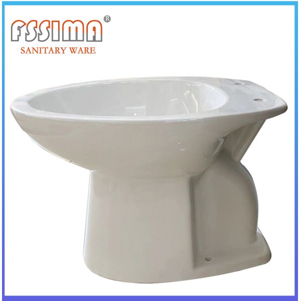 S Trap Gravity Flush Toilet Rv Urinal WC Seat Sanitary Ware Small Size