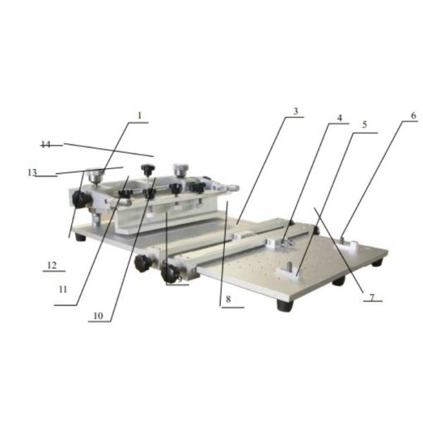 SMT Manual High Precision Screen Printing Machine