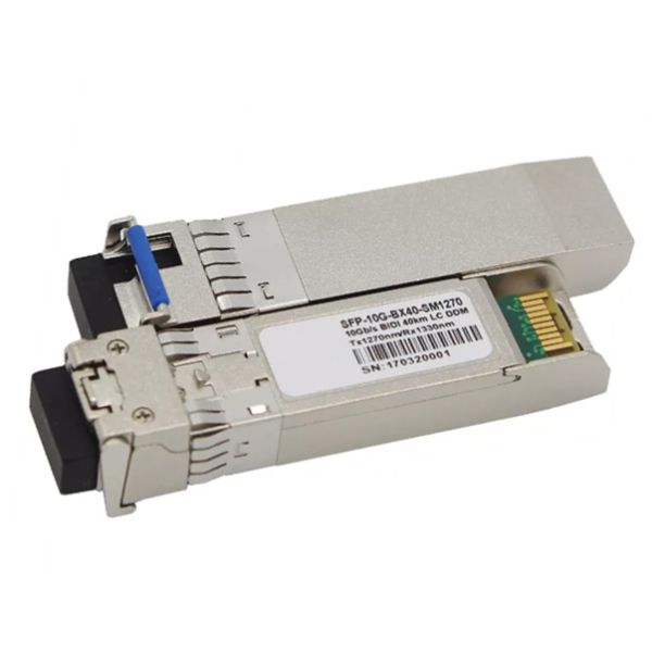 20km LC 10G SFP+ Bidi 10km Simplex SFP Module WDM 1270nm / 1330nm