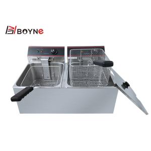 Cheap Fried Chicken Fryer Double Oil Tank Heavy Duty Restaurant Equipments wholesale