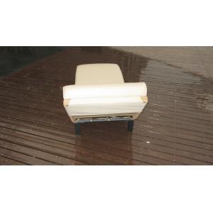 Modern Swimming Pool Waterproof Rattan Sun Lounger With Cushion