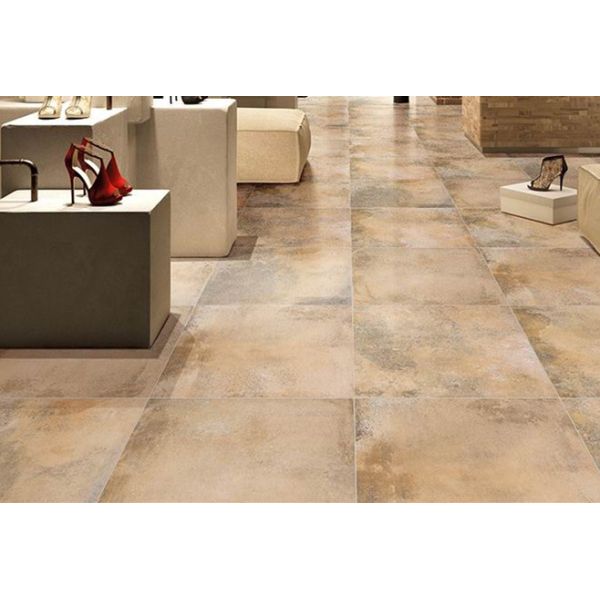 Outdoor Decorative Cement Floor Tiles Floor Particels Matt Surface