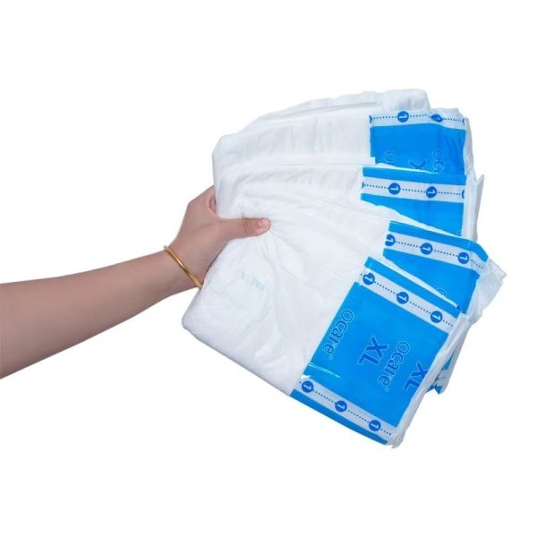 Unisex Adult Incontinence Brief 3-D Leak Prevention Adult Diaper for Discreet