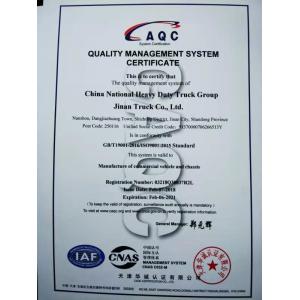 Jinan Automobile Sales Co., Ltd. Certifications