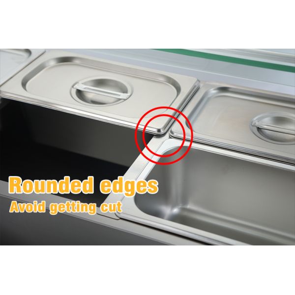220V Stainless Steel Customized Portable Bain Marie for Commercial Catering Equipment
