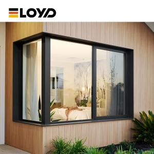 Cheap Double-Glazed Aluminum Casement Window with Enhanced Security wholesale