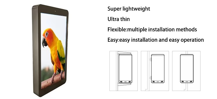 outdoor street lighting pole led display P4 Light Pole Led Screen