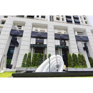 China Stainless Steel Modern Abstract Sculpture , Metal Modern Outdoor Sculpture on sale