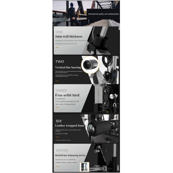 Hot Sale High Quality Commercial Gym Equipment Smith Machine 3d Power Rack