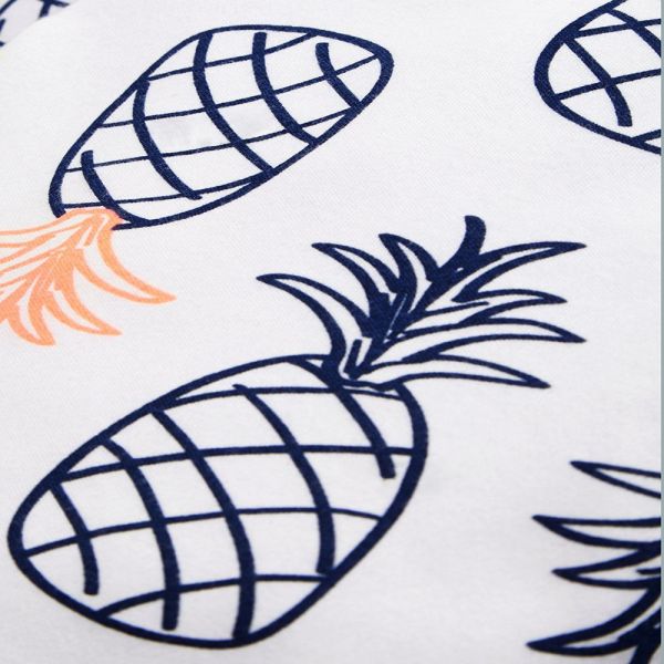 Printing Infant Summer Baby Clothes Unisex Jumpsuit Cotton Knit Short Sleeve Baby Rompers