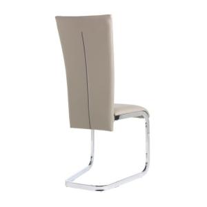 0.25CBM 42cm Modern Dining Chair With Brushed Stainless Steel
