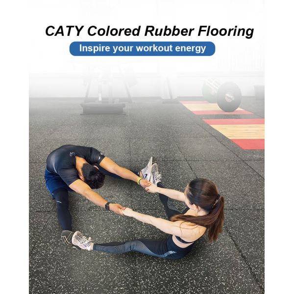 Thickness 2cm Sports Rubber Floor Mats Wear Resistant Fireproof