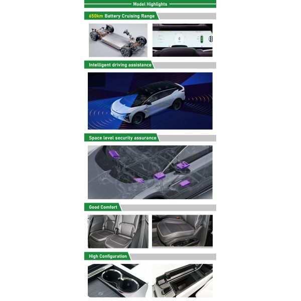 HiPhi X Electric Luxury SUV 650KM Range 590hp Smart Driving Luxurious Interior