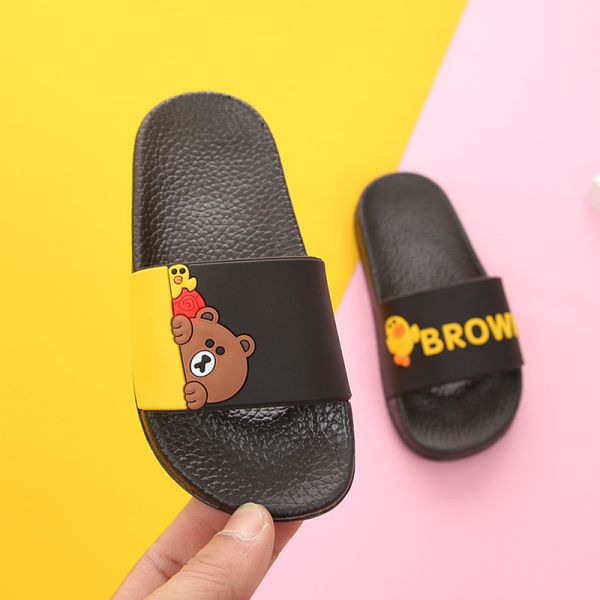 Soft Kids Sandals Flip Flops Swimming Pools Beach Bath Slippers Anti Slip