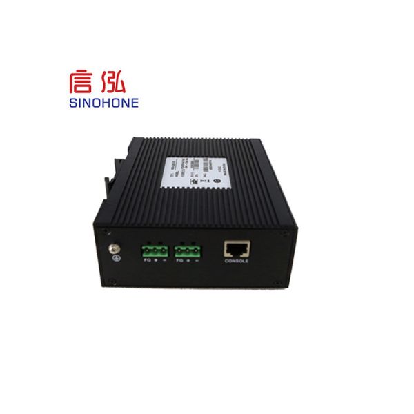 Managed PTN Ring Fiber Optic Network Switch Install With Guide Rail