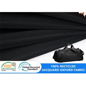 Cheap Backpack 600D Oxford Twill Jacquard Recycled PET Polyester wholesale