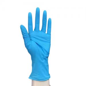 Cheap Hospital Disposable Exam Gloves Color Blue Nitrile Gloves Three Sizes wholesale
