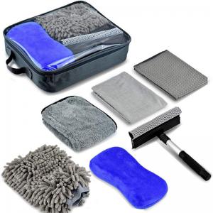 Cheap Auto Washing Microfiber Cloth Soft Bristle Detailing Brush Set 7pcs wholesale