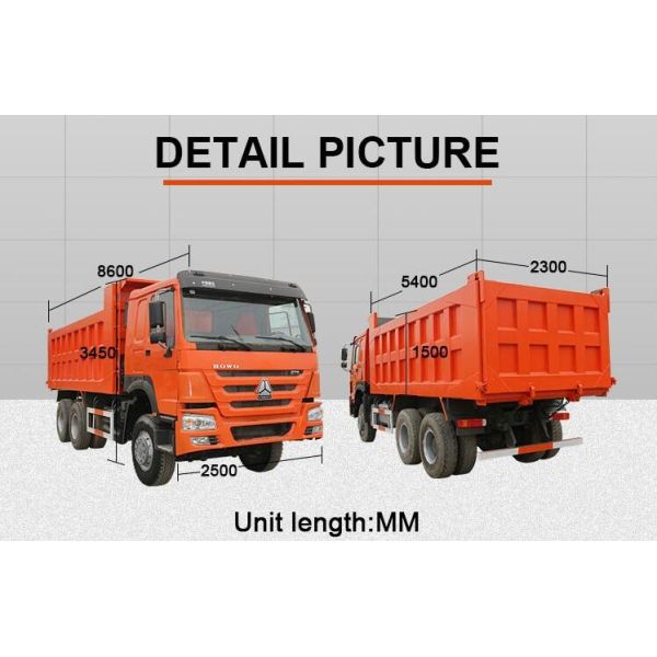Sinotruk Howo 375 HP Dump Truck 6x4 30 Ton Tipper Truck