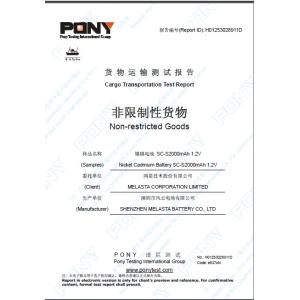 Shenzhen Melasta Battery Ltd Certifications
