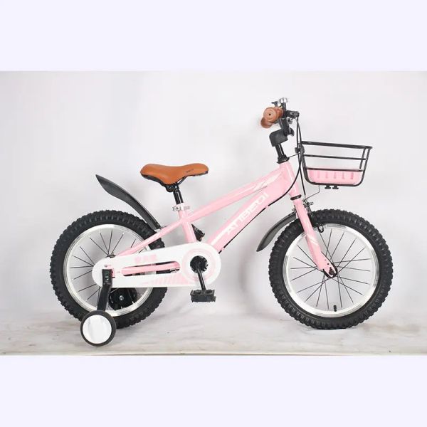 Single Speed Aluminum Alloy 16 Inch Pedal Bike With Training Wheels