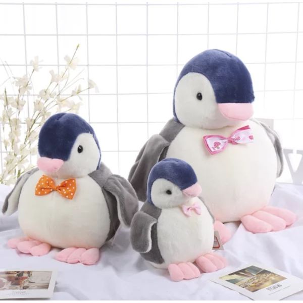 EN71 25cm 30cm Super Soft Penguin Plush Toy For Kids