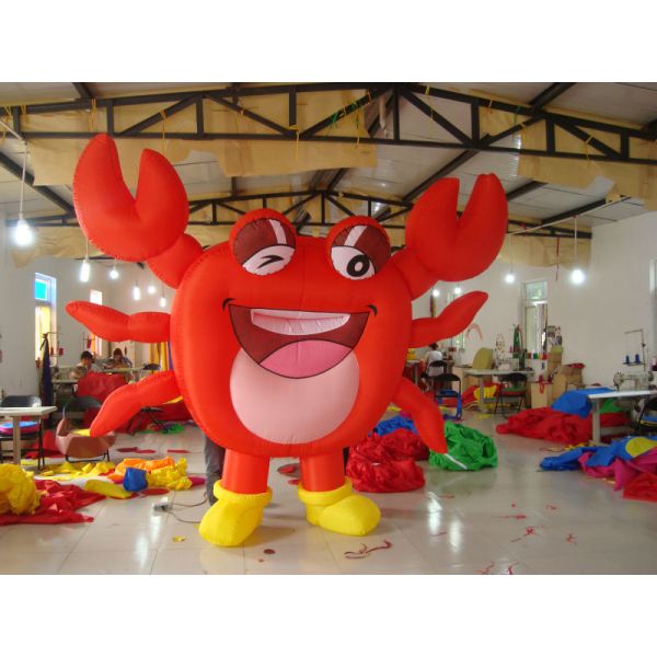 Giant Inflatable Cartoon Mascot Customized Oxford Cute Advertising