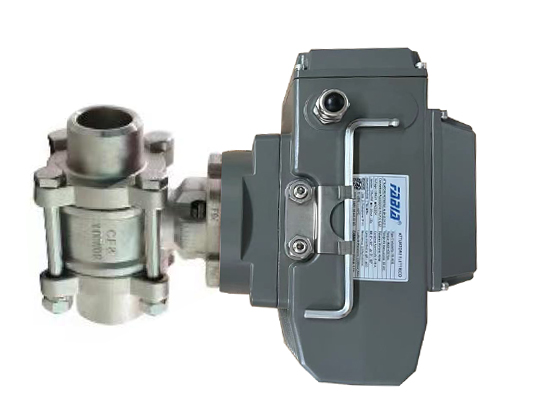 Butt Welding High Pressure Ball Valve Three Piece Electric Valve