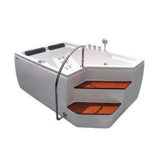 Cheap 66&quot; 2 Person Air Bathtub For Adults Air Jet Soaking Tub Freestanding wholesale