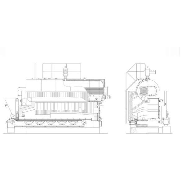 Low Pressure Biomass Hot Water Boiler , Stainless Steel Hot Water Boiler Precise Temp Control