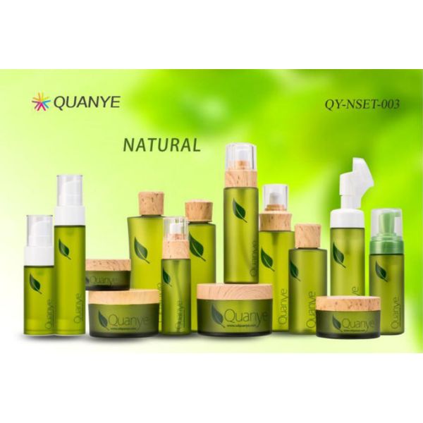 Skin Care Plastic Cosmetic Bottles Containers For Lotions And Creams QY-NSET-003