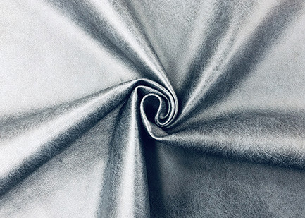 Quality Faux Leather Sofa Cushion Material 100 Percent Polyester Knitting Black for sale