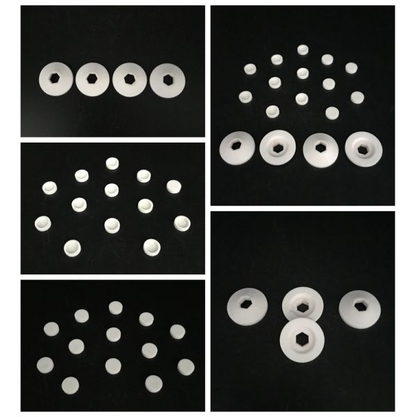 Good Insulation Electrical Alumina Ceramic Disk , Ceramic Injection Molding Service