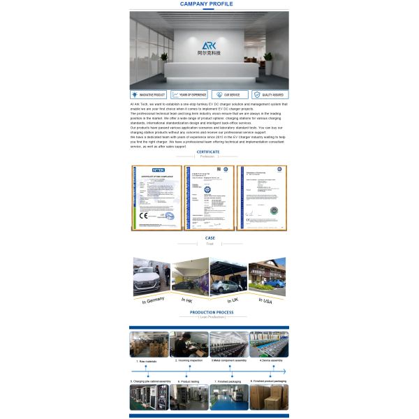 40KW OCPP CCS Chademo RFID 132A Wall Box EV Charger