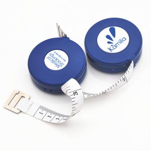 China Blue Casing tailoring measuring tape Double Scale 150cm 60 Inch With Metal Pull Tab on sale