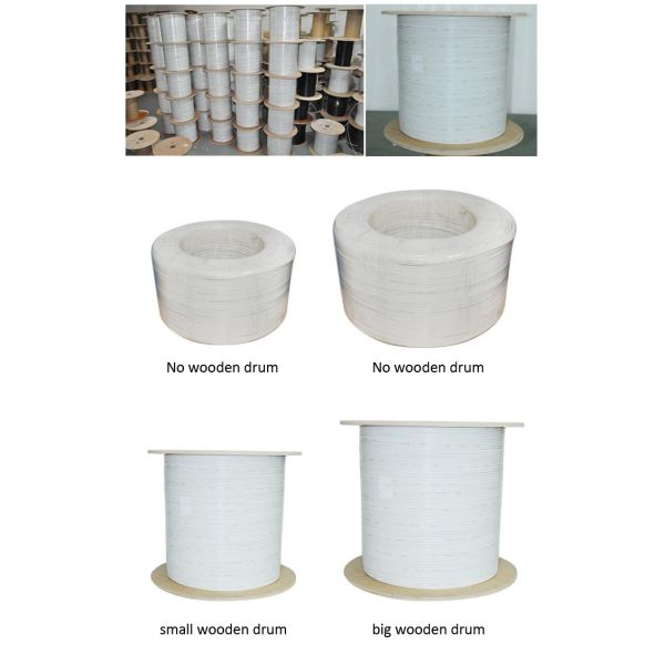 Single Mode FTTH Drop Cable , FRP Non - Metallic Strength 2 Core Fiber Optic Cable