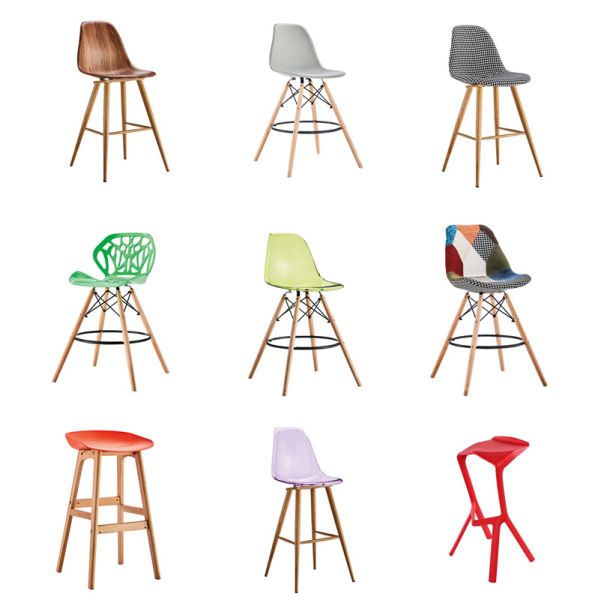 Simple Windsor chair solid wood dining chair family creative leisure chair dining room stool Nordic negotiating chair