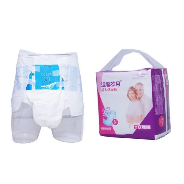 3D Leak Proof Design Disposable Briefs Adult Diapers Super Absorbent For Incontinence