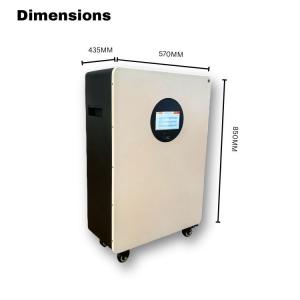 Buy cheap 15kwh 48v280ah Lithium Home Battery Storage System Wheeled Structure from wholesalers