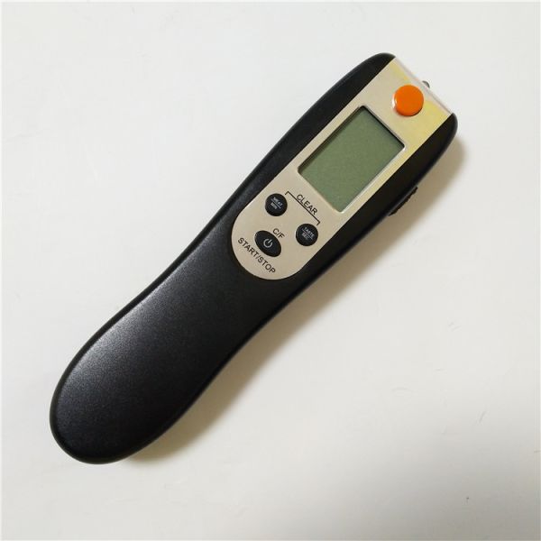 Food Cooking Folding Probe Thermometer / Timer With Meat Taste Preset