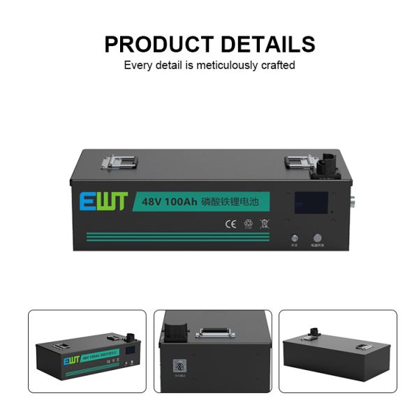 Customized 48v 100ah Lithium Li Ion Battery Phosphate Battery Pack